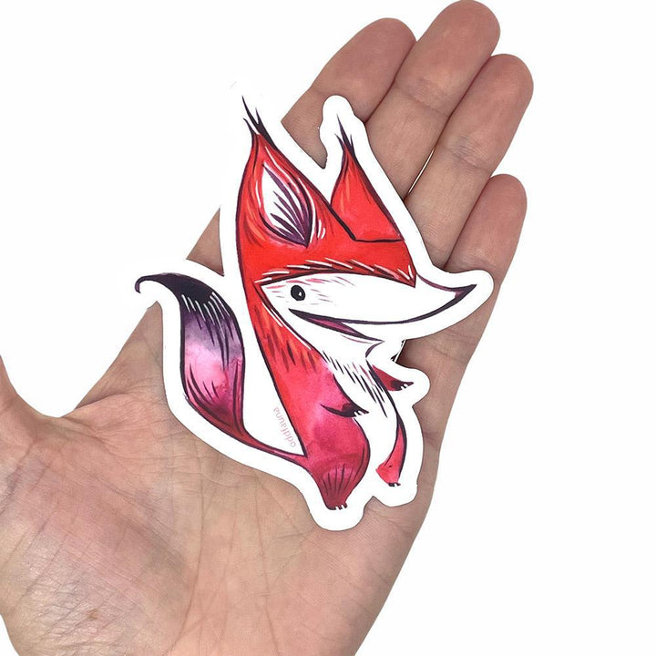 Stickers - Fox Vinyl Sticker by Odd Fauna