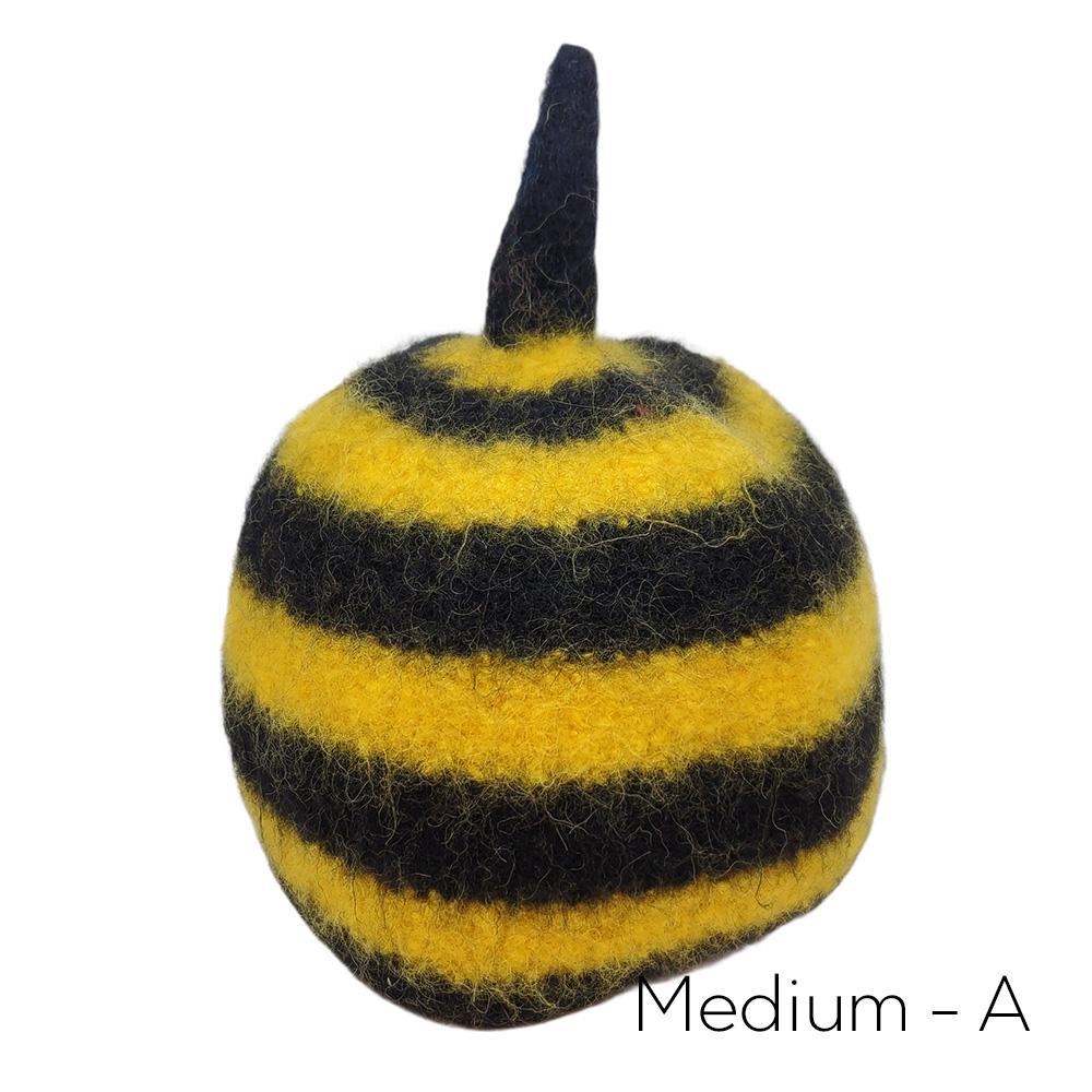 Hat - Bee Butt Felted Wool Cap (Assorted Sizes) by Snooter-doots