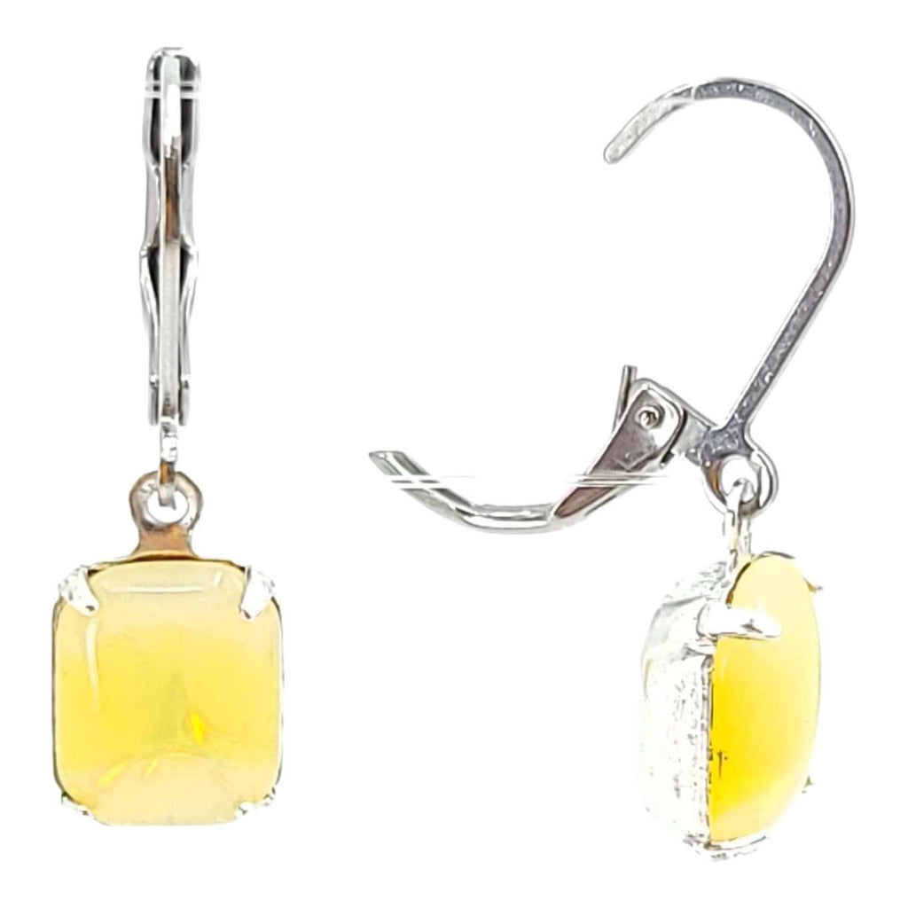 Earrings - Oranges and Yellows - Steel Vintage Rhinestone Dangles (Assorted Styles) by Christine Stoll | Altered Relics