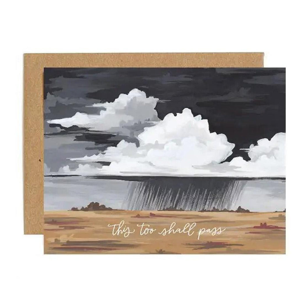 Card - Love & Friends - This Too Shall Pass Storm Clouds by 1Canoe2