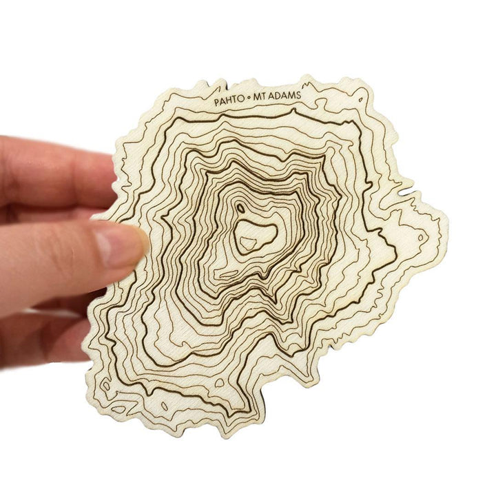 Coasters Single - Mt. Adams Topographic Coaster by SML