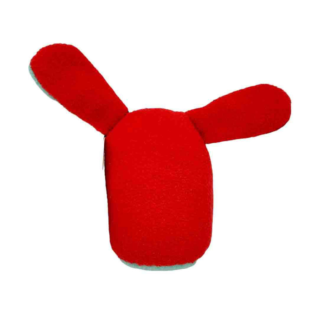 Plush Rattle - Red Bunny by Mr. Sogs