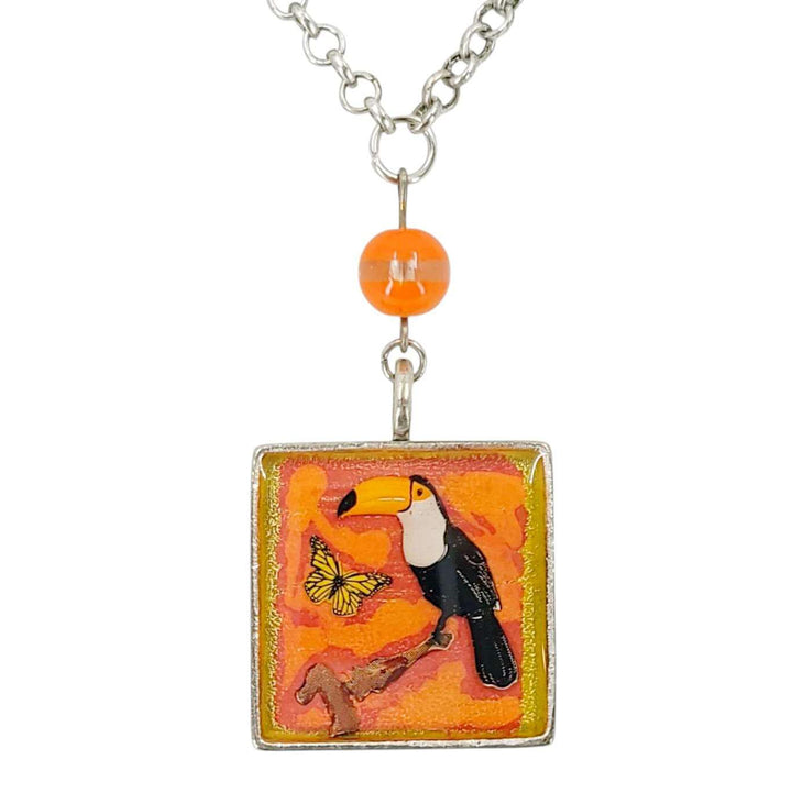 Necklace - Toucan (Orange) by XV Studios