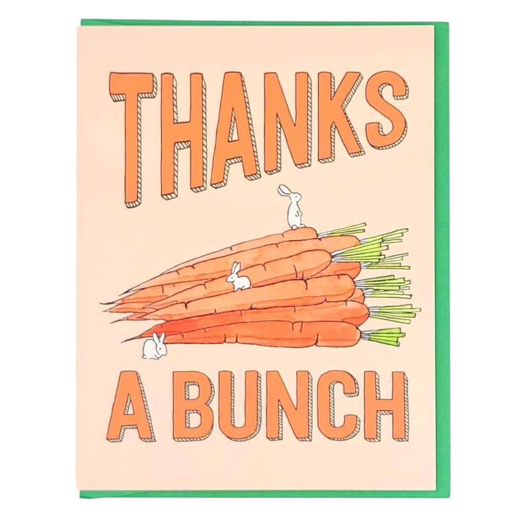 Card - Thank You - Carrots and Rabbits by Semi Sweet Press