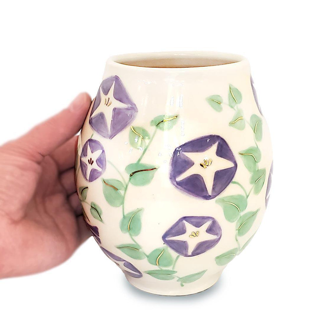 Vase - Morning Glory by Jennifer Fujimoto