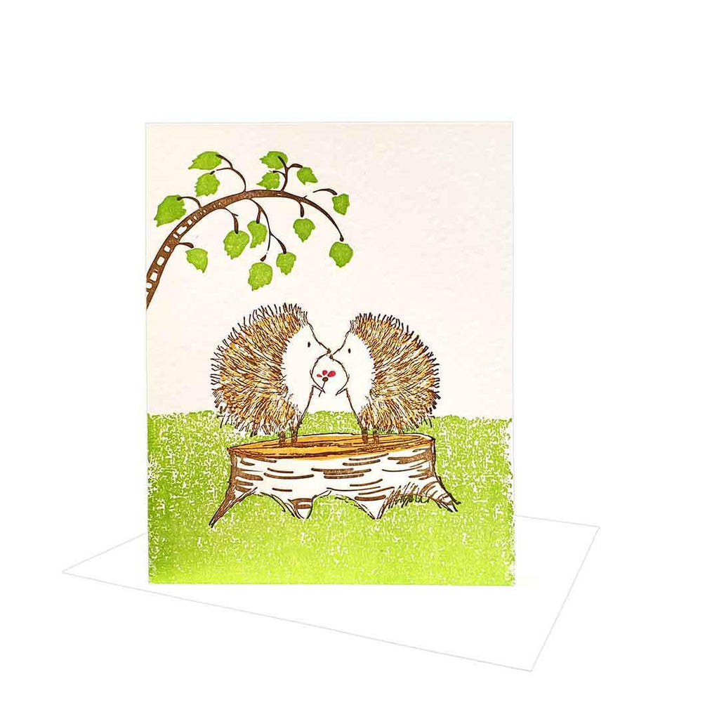 Card - All Occassion- Happy Hedgehogs by Ilee Papergoods