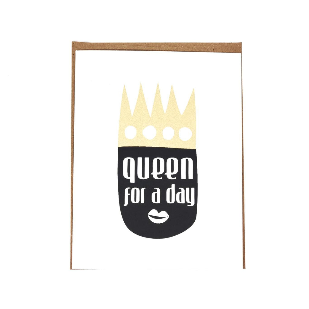 Card - Mother's Day - Queen for a Day by Orange Twist