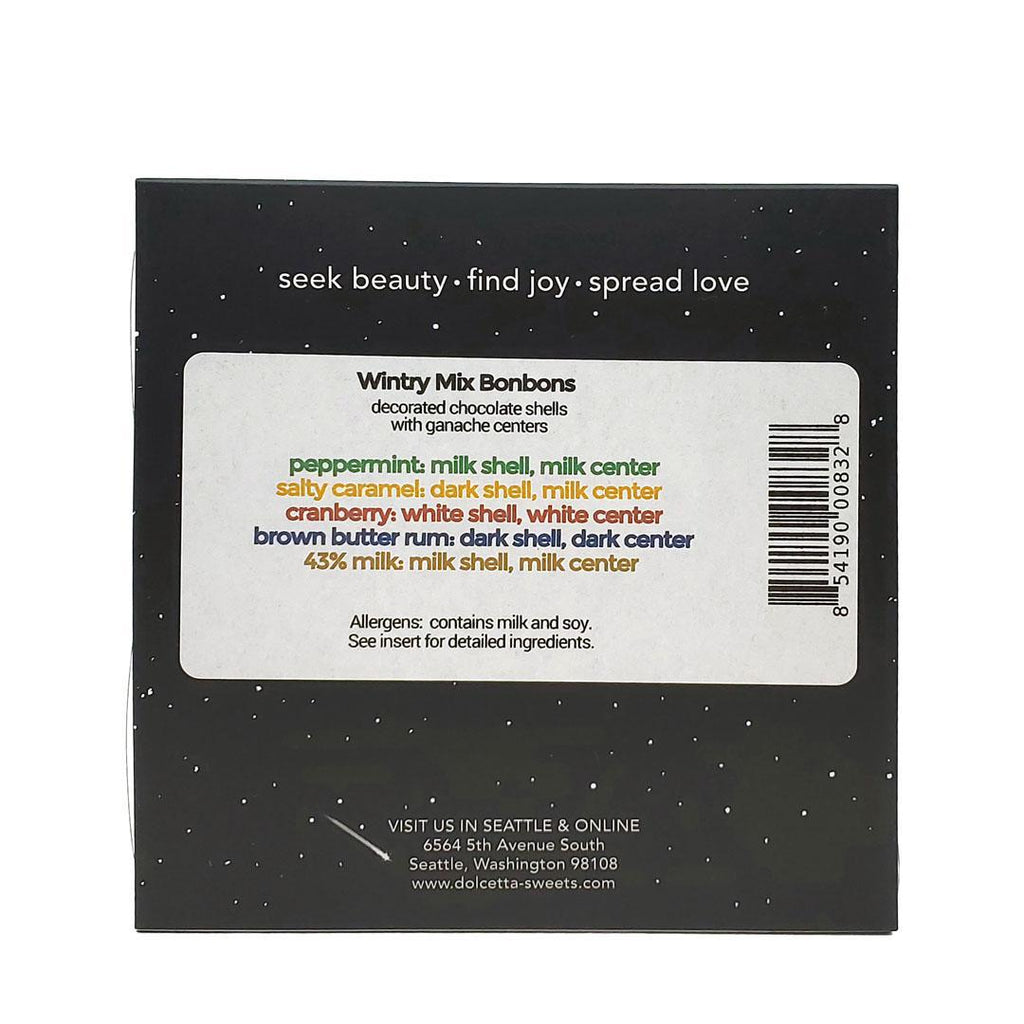 Holiday Bonbons - 9 Piece Holiday Assortment by Dolcetta Artisan Sweets