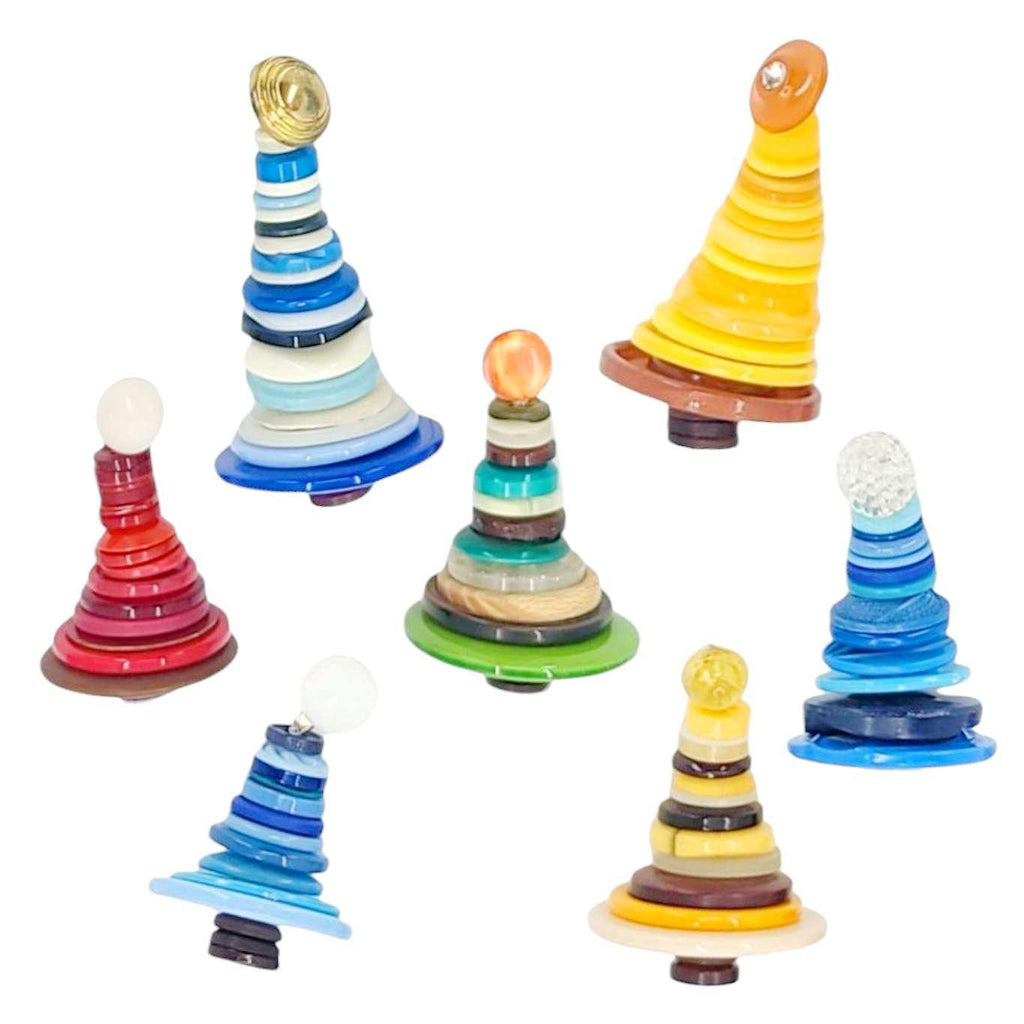 Ornament - Button Tree (Assorted) by XV Studios