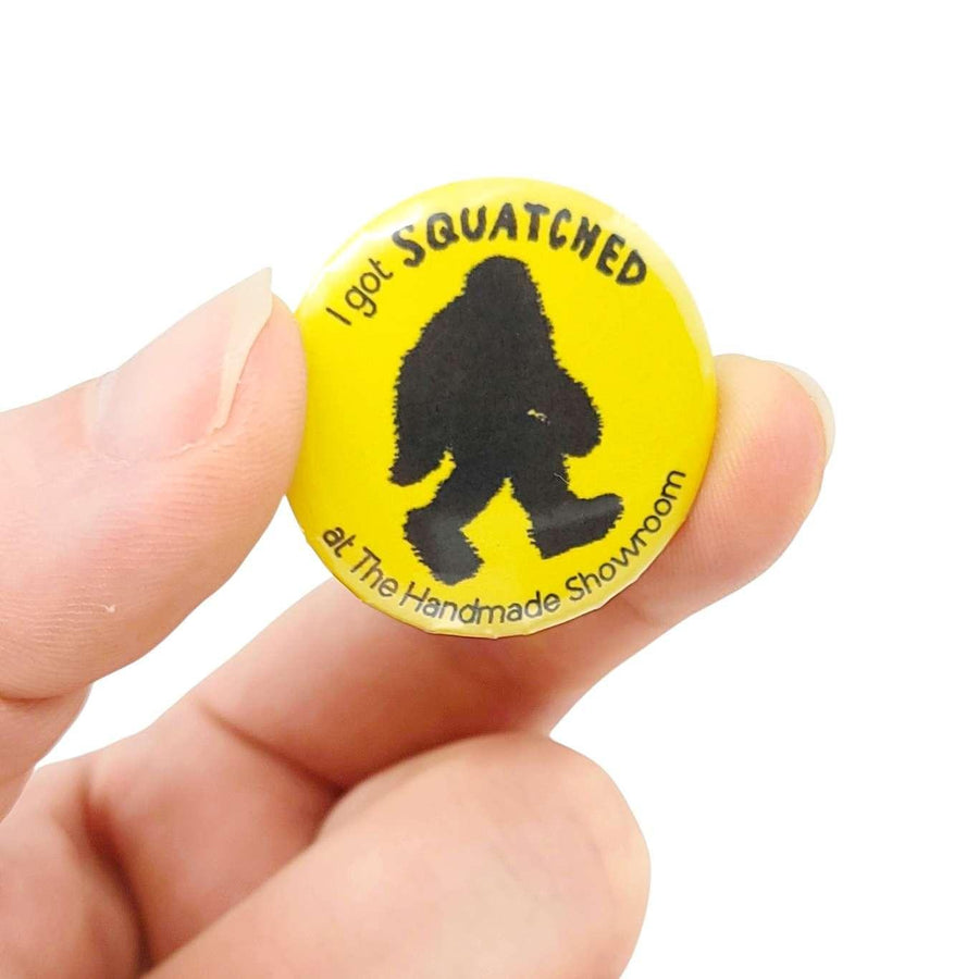 Button Pin - 1.25in - Squatched (Assorted Colors) by The Handmade Showroom, image 2 of 5