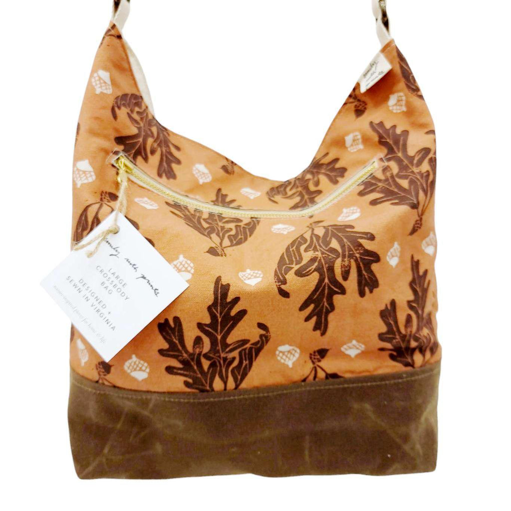 Bag - Large Cross-Body (Oak Leaf) by Emily Ruth Prints