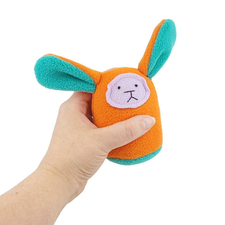 Plush Rattle - Bunny (Orange) by Mr. Sogs