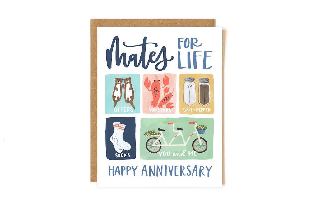 Card - Anniversary - Mates for Life by 1Canoe2