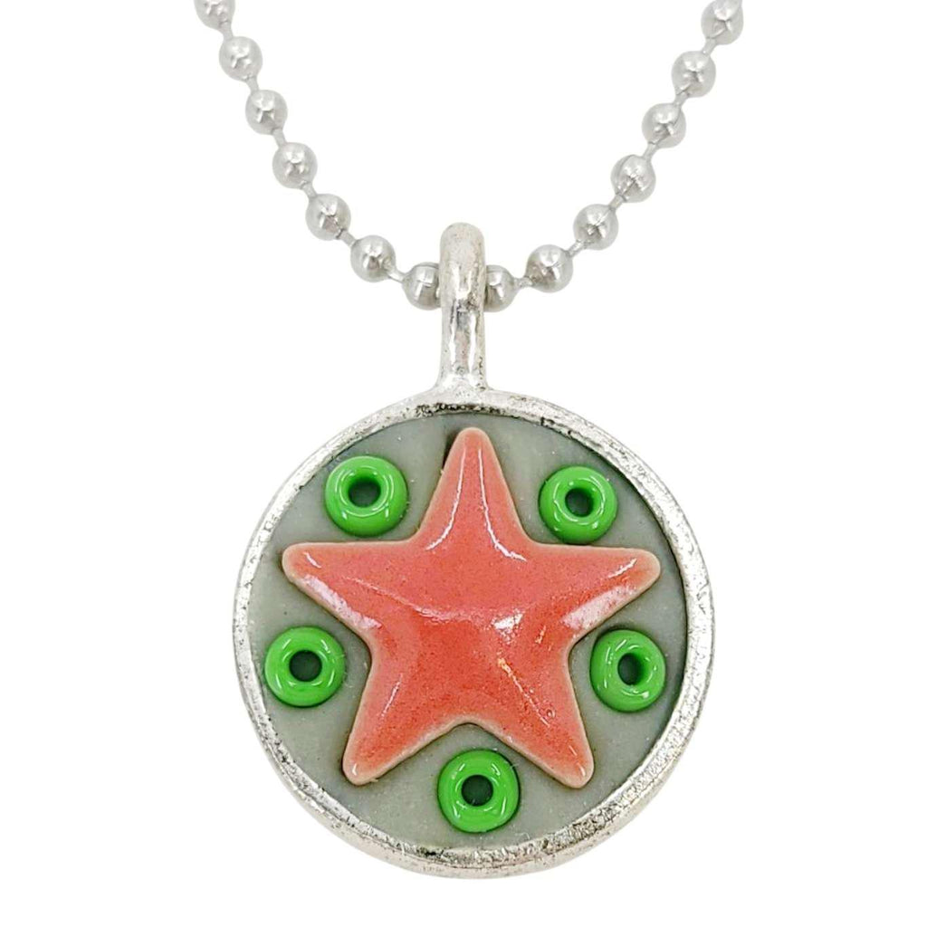 Necklace - Star Baby (Red Stars) by XV Studios