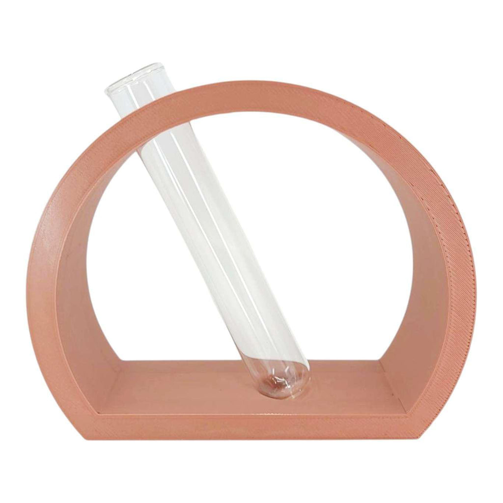 Vase - Half Moon Propagation Station (Terracotta) by Rosebud Homegoods