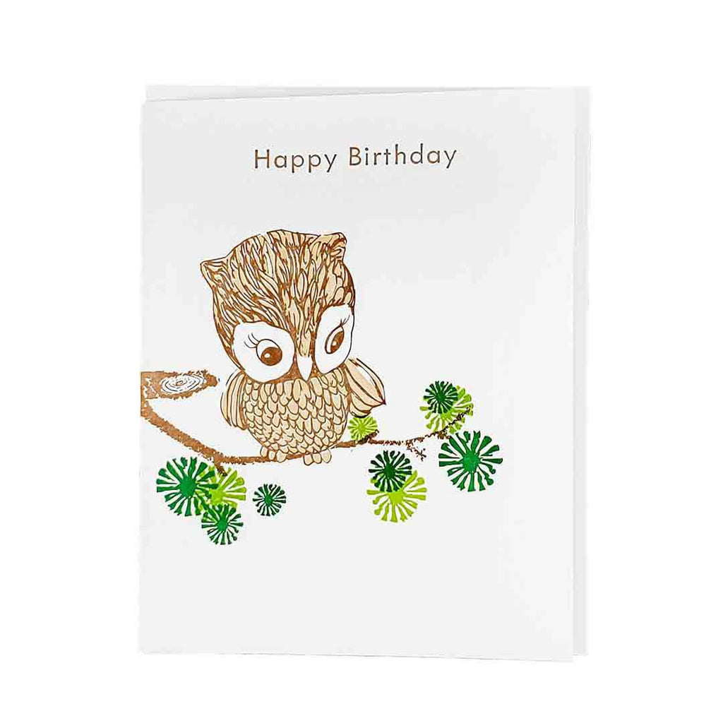 Card - Birthday - Owl Happy Birthday by Ilee Papergoods