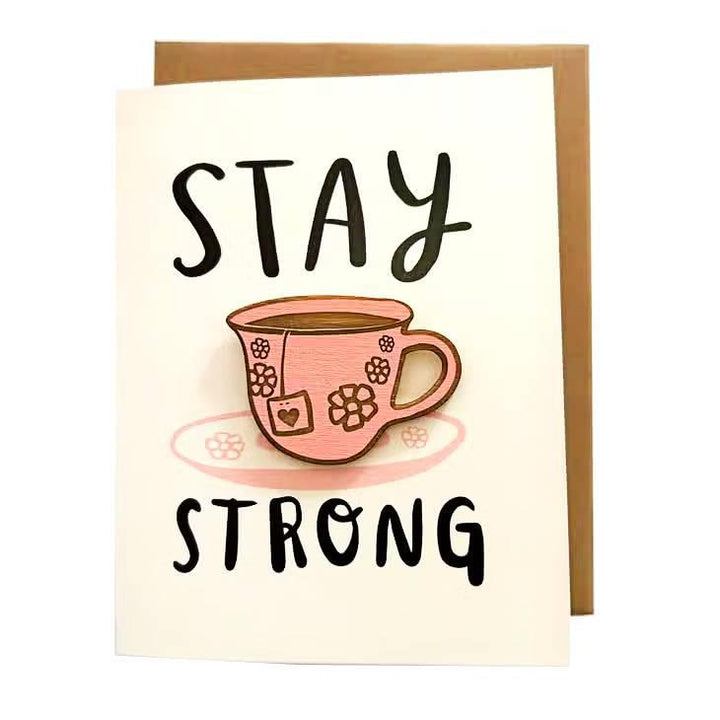 Magnet Card - Stay Strong by SnowMade
