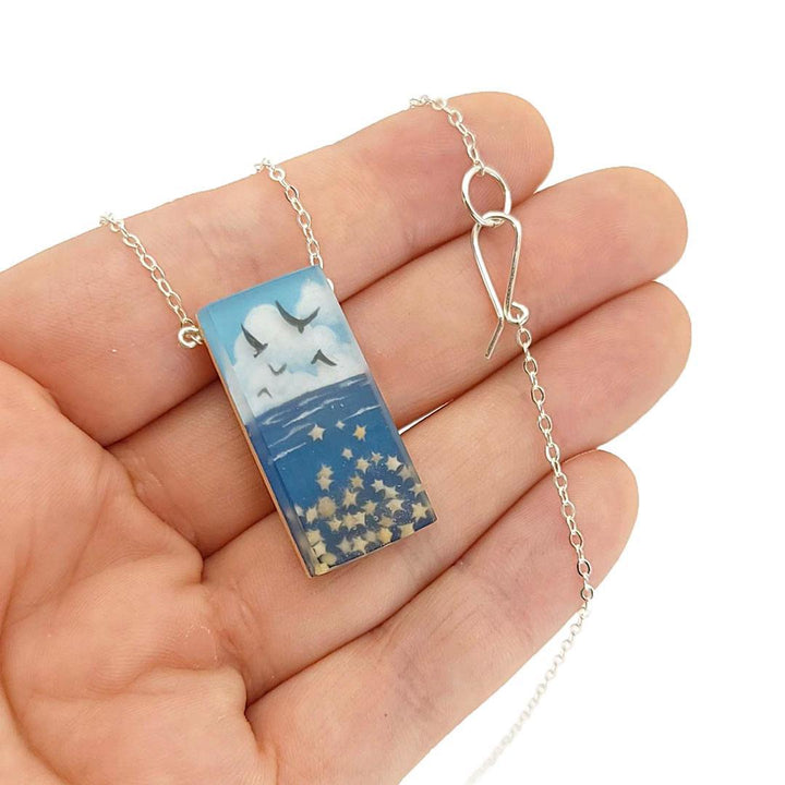 Necklace - Star Sand (Sky) by Fernworks