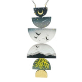 Necklace - Above Below (Gunmetal) by Fernworks, image 8 of 9