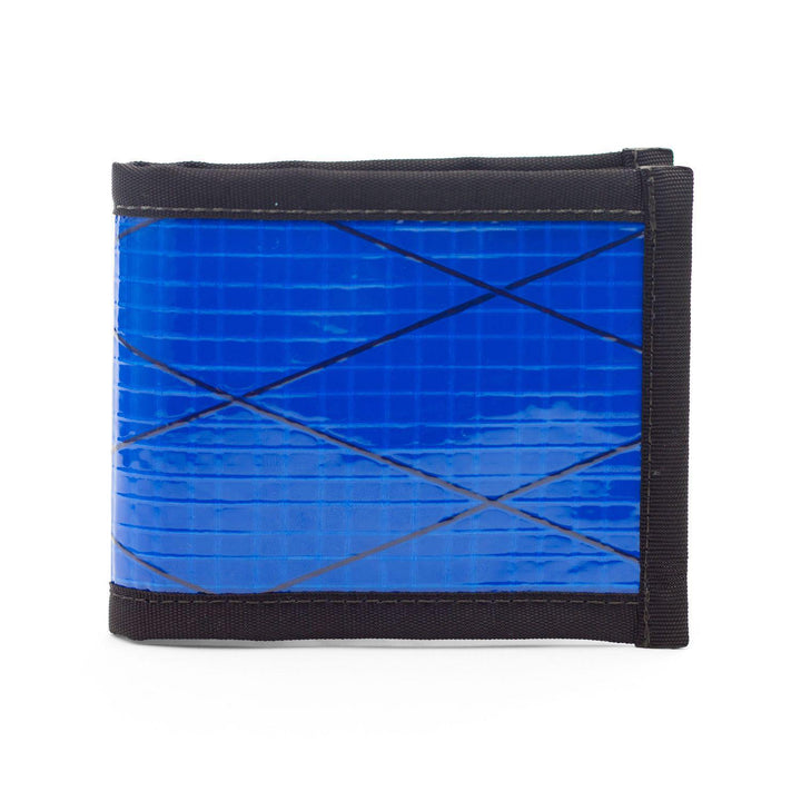 Wallet - Recycled Sailcloth Vanguard Bifold - Blue - by Flowfold