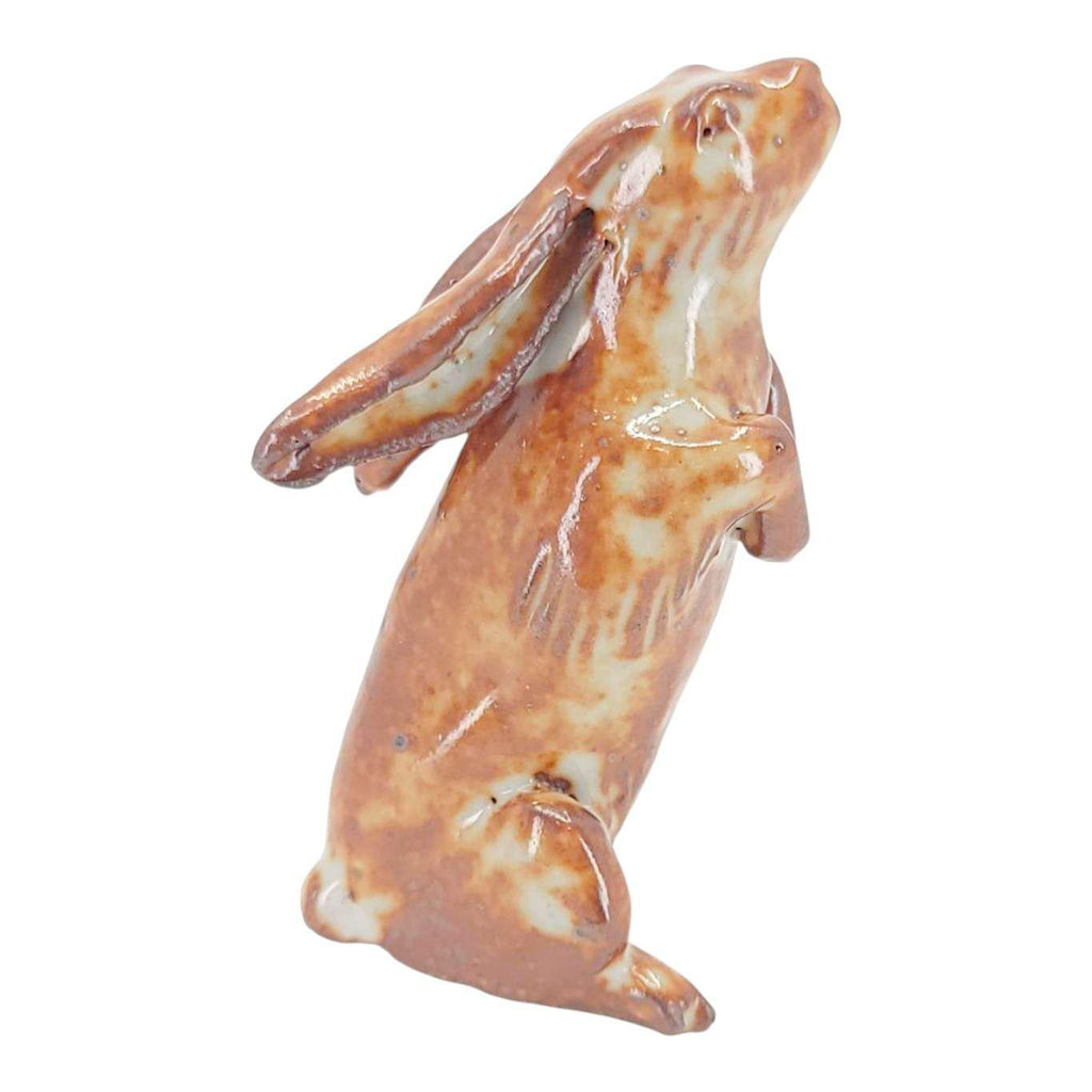 Collectible - Tea Pet Figurine (Brown Rabbit) by Mist Ceramics