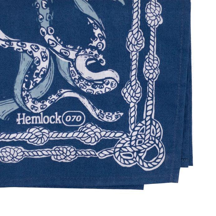 Bandana - Nautilus (Navy Blue Kraken) by Handker Bandanas