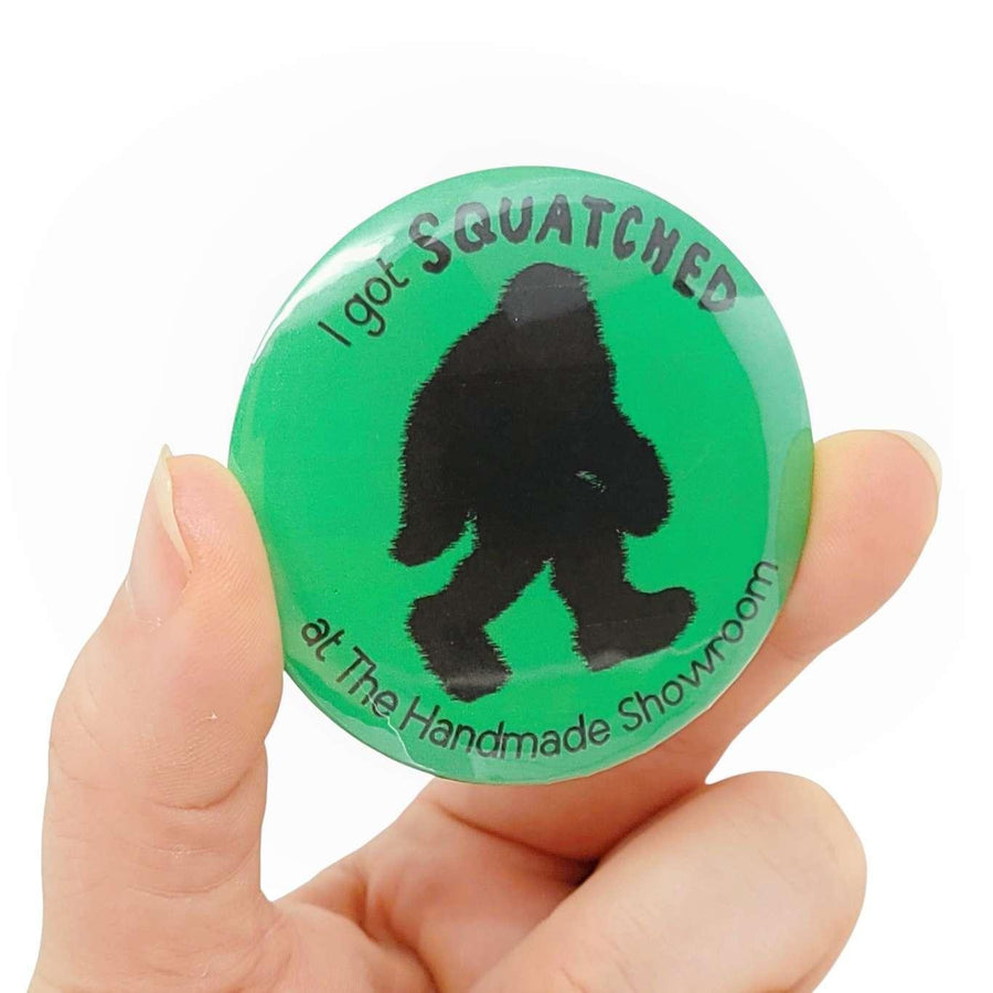 Button Pin - 2.25in - Squatched (Assorted Colors) by The Handmade Showroom, image 2 of 5