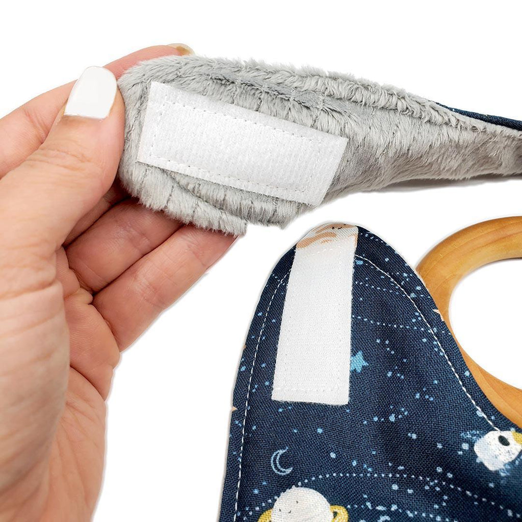 Gift Set - Out of This World Bib and Teething Ring by Port and Starbird