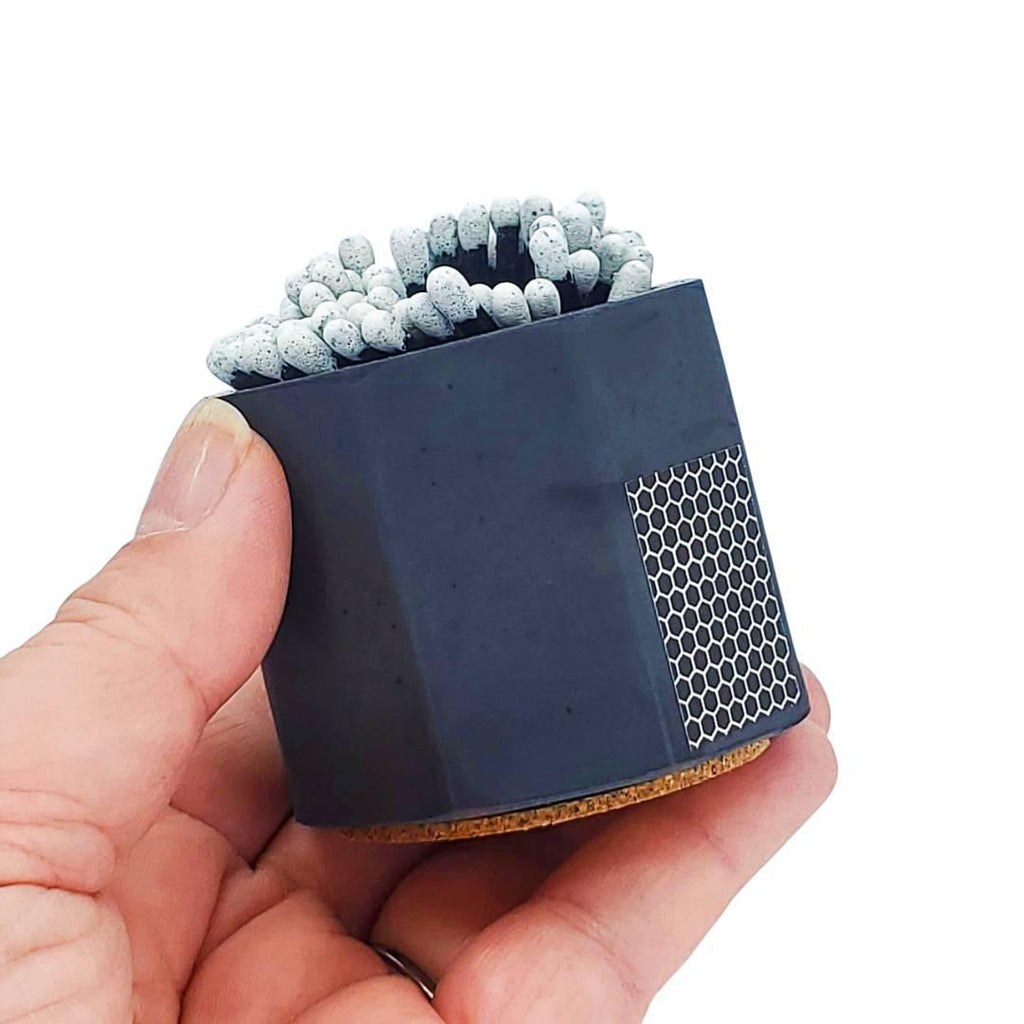 Match Holder - Black Concrete by Tenn Prairie