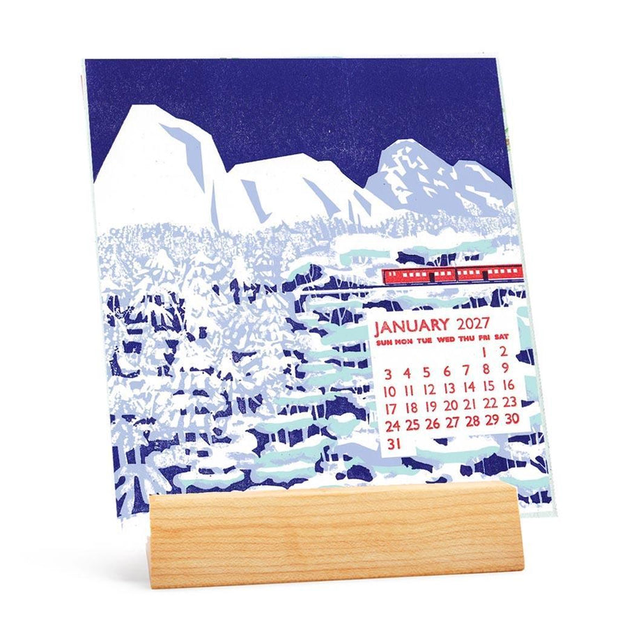 Calendar - 2027 Year of the Sheep - Letterpress Desk Calendar by Ilee Papergoods, image 3 of 3