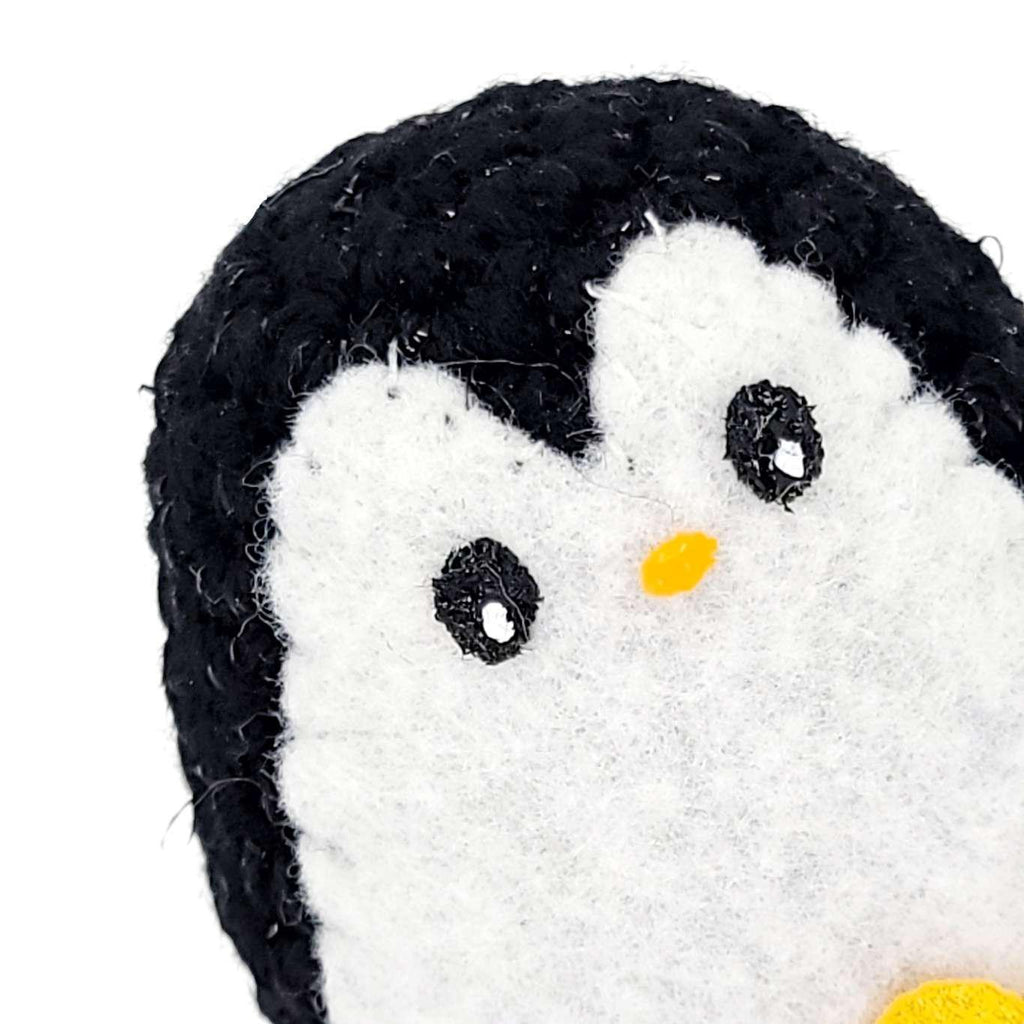 Plush Toy - Small Penguin (Black with Gold Heart) by Moyo Workshop