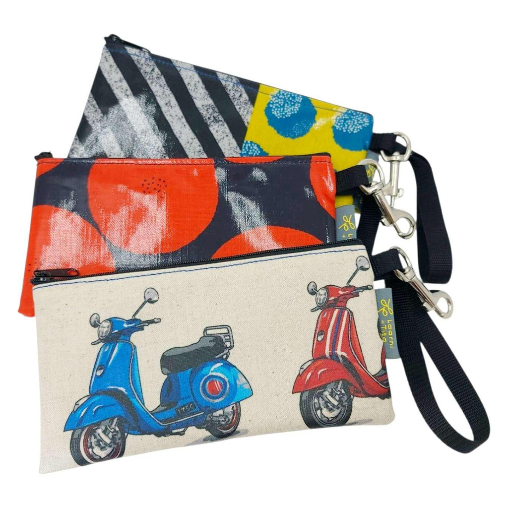 Wristlet - Small (Assorted Bold Colors) by Laarni and Tita