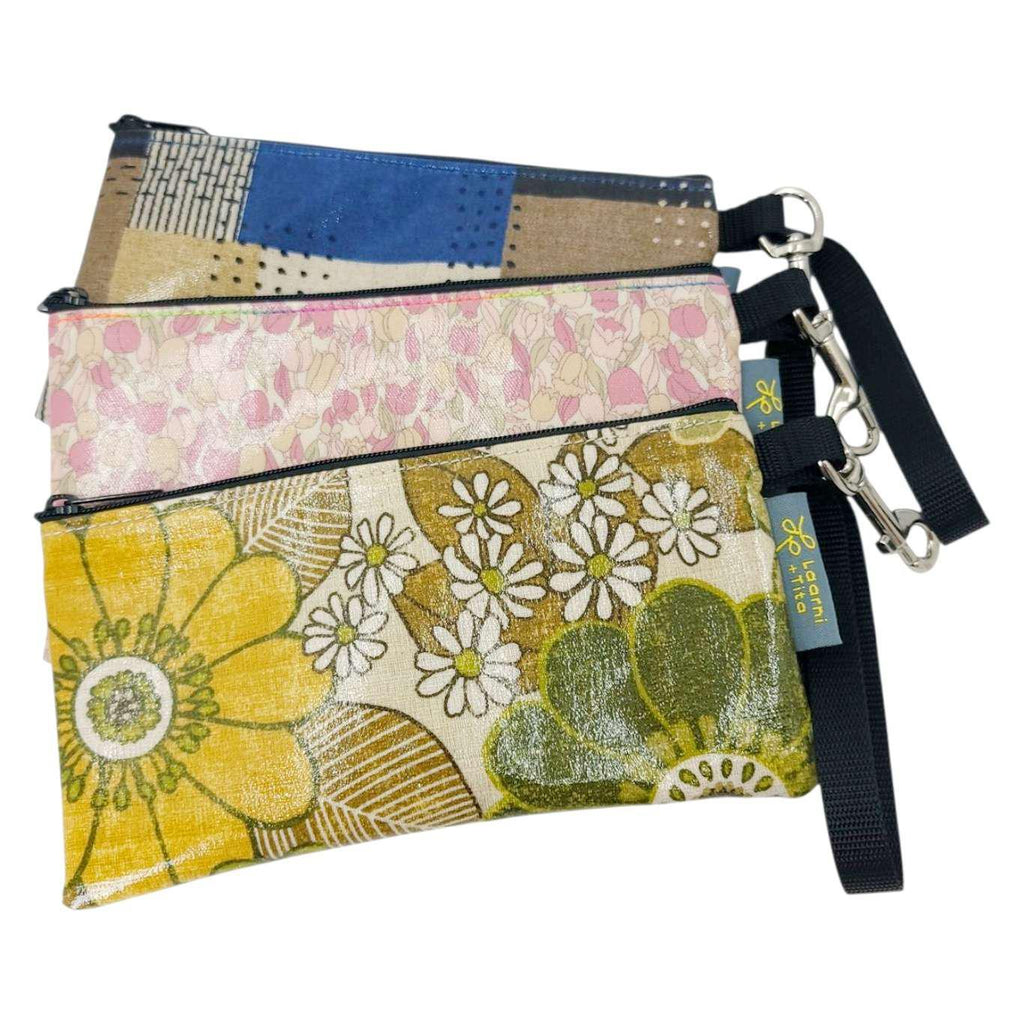Wristlet - Small (Assorted Muted Colors) by Laarni and Tita
