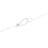 Necklace - Cherry Blossoms Tall (Sterling Silver) by Fernworks, image 6 of 7