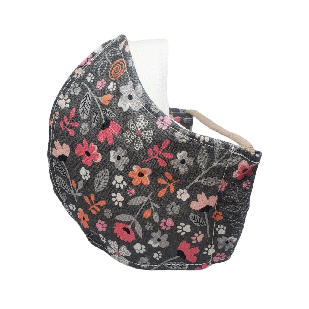 Medium - Gray Flowers White Lining by imakecutestuff