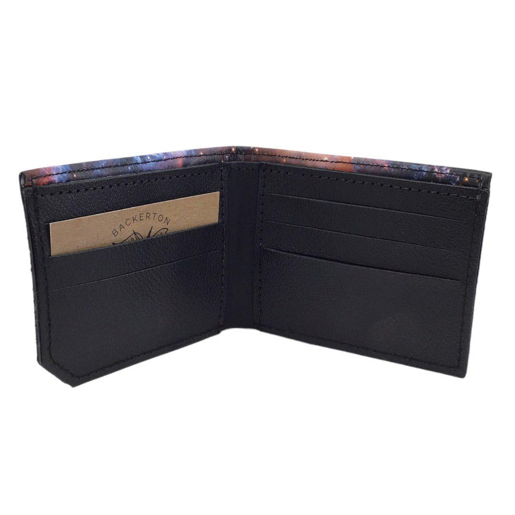 Leather Wallet - Universe by Backerton