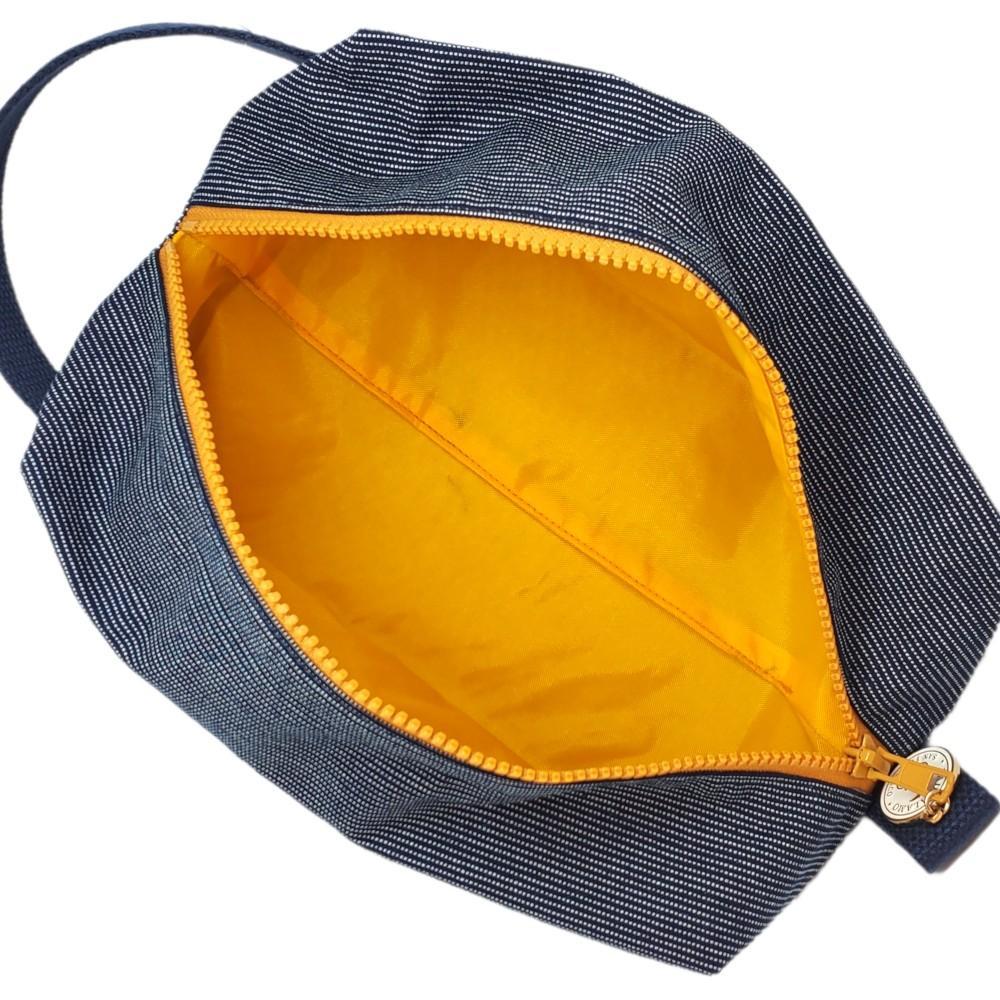 Box Zip - Dopp Kit (Denim Stitch) by Lady Alamo