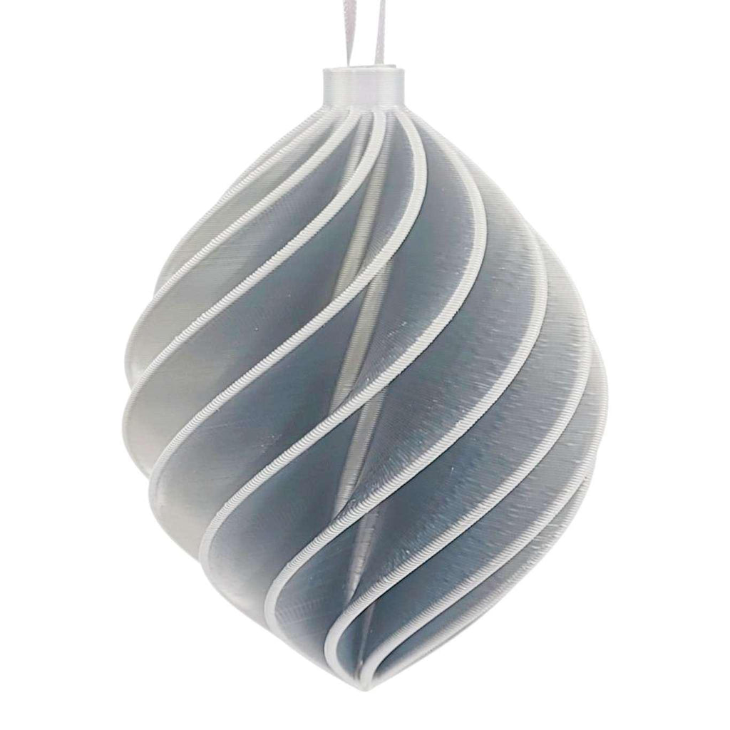 Ornament - Silver (Assorted Styles) by Rosebud Homegoods