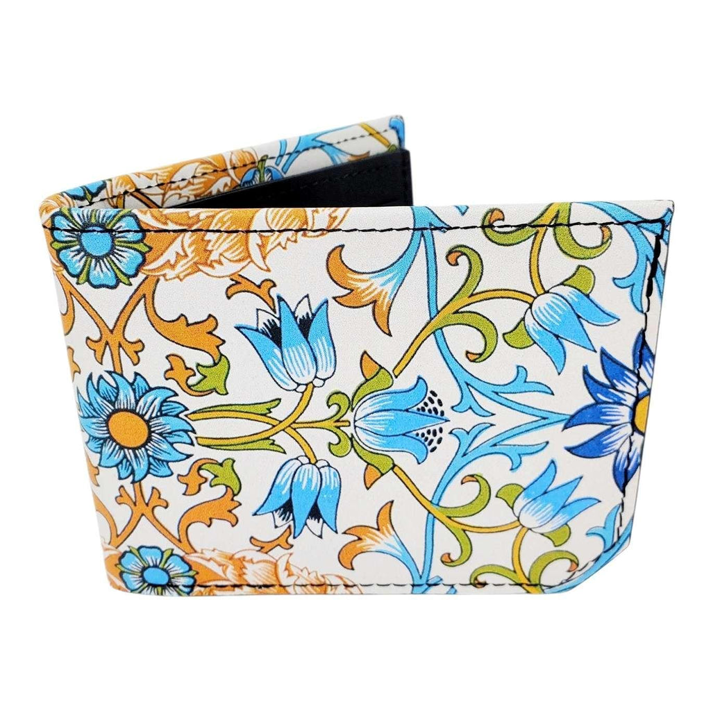 Leather Wallet - Florete Pattern (Multicolor) by Backerton