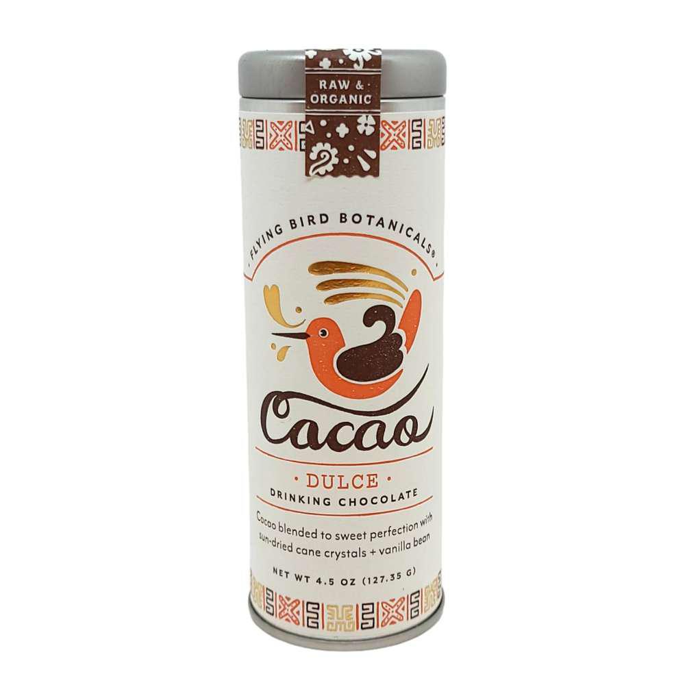 Cacao - 4.5 oz - Dulce Small Tin Cocoa by Flying Bird Botanicals