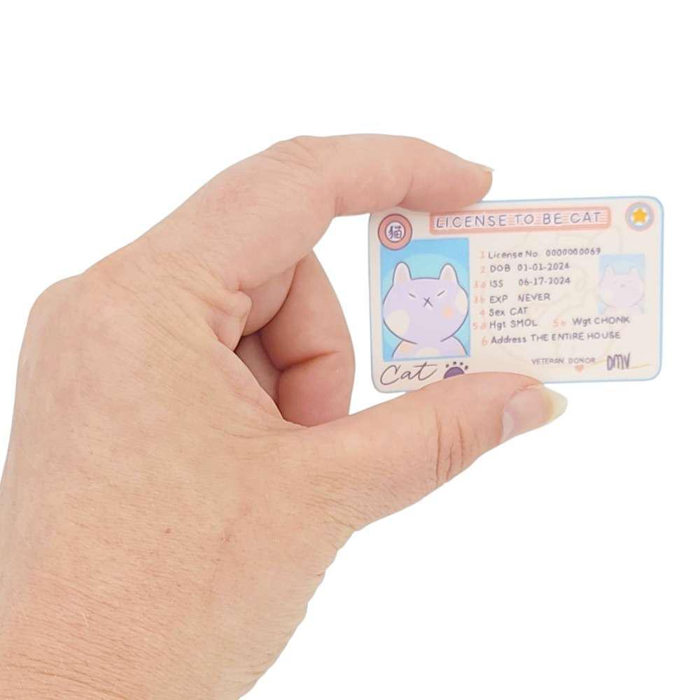 Sticker - License to Be Cat by Laura Zeng