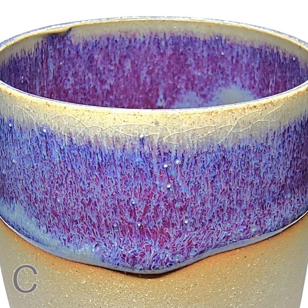 Cup – Footed Cup in Purple Haze and Buff by Korai Goods