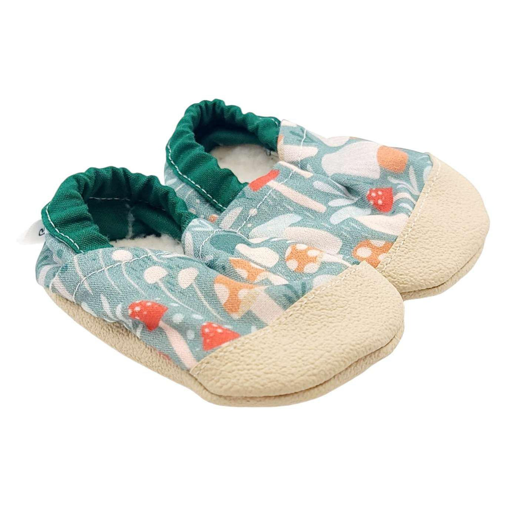 Baby Shoes - Mushrooms (0-6mo or 6-12mo) by This Brave Journey