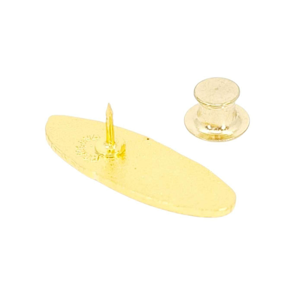 Pin - Gold Sage Leaf by Hemleva