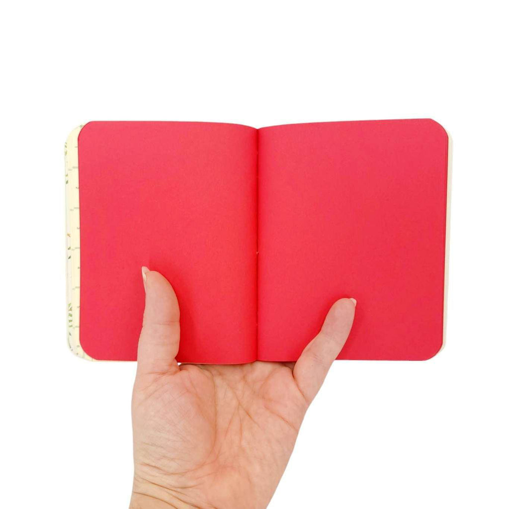 Journal - Red Mixed Paper Notebook (Large or Small) by Original Brooks