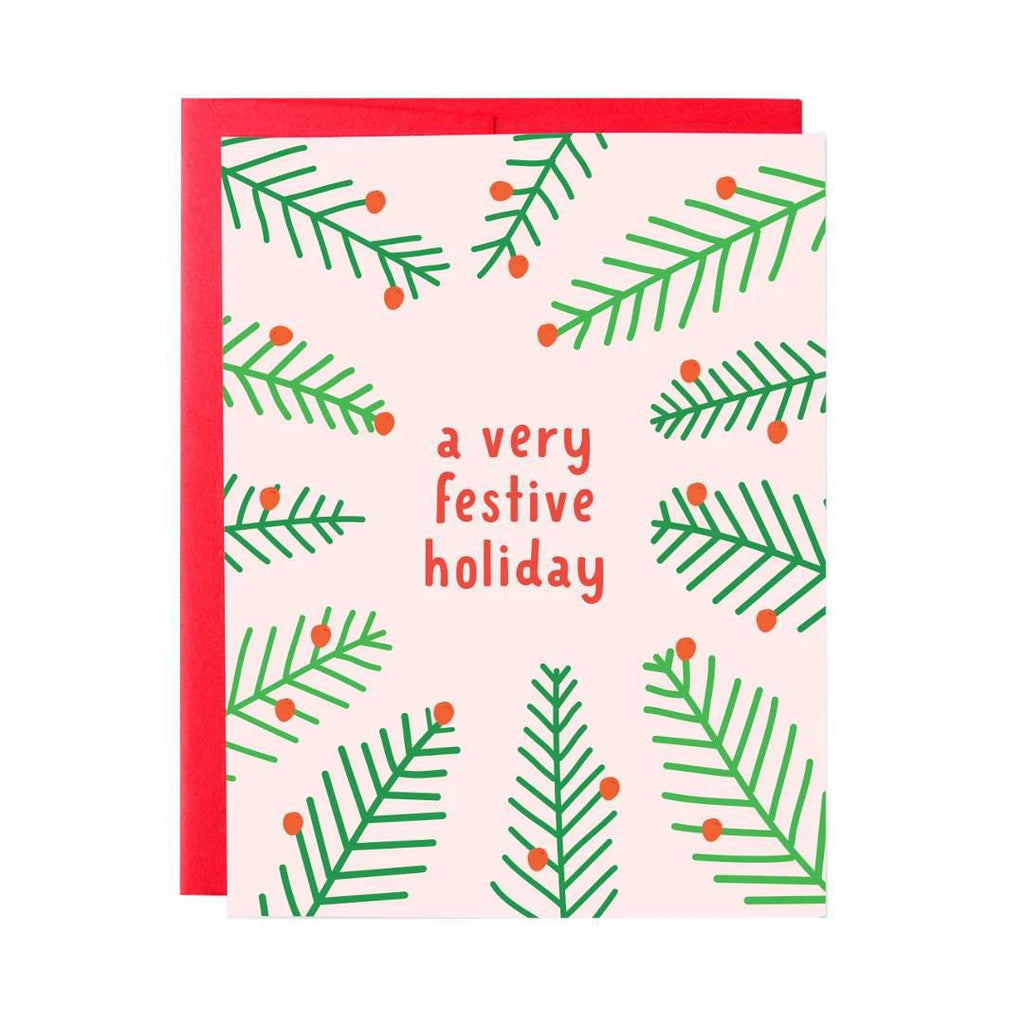 Card - Holiday - Festive Holiday  by Graphic Anthology