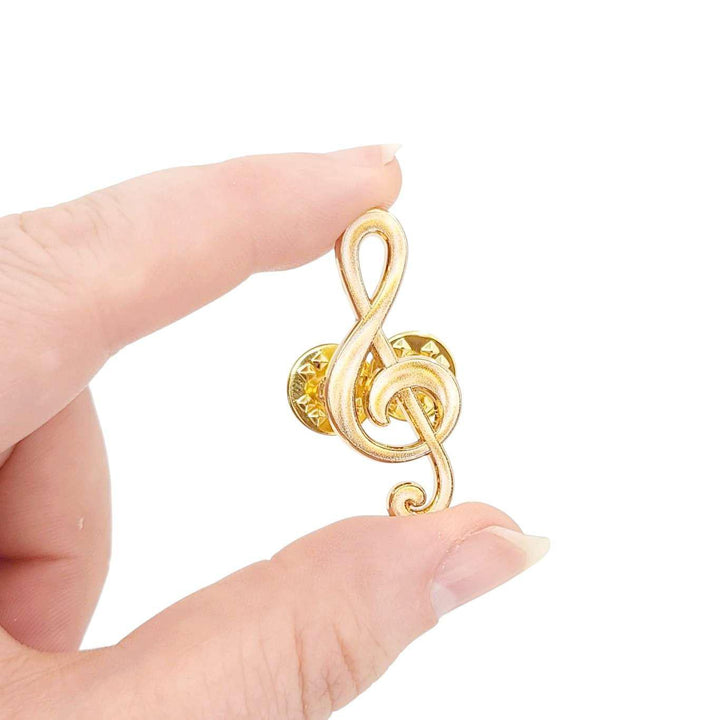 Enamel Pin - Treble Clef by The Gray Muse