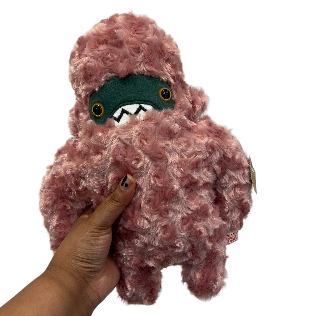 Woolly Yeti - Rose with Green Face and Yellow Eyes by Careful It Bites