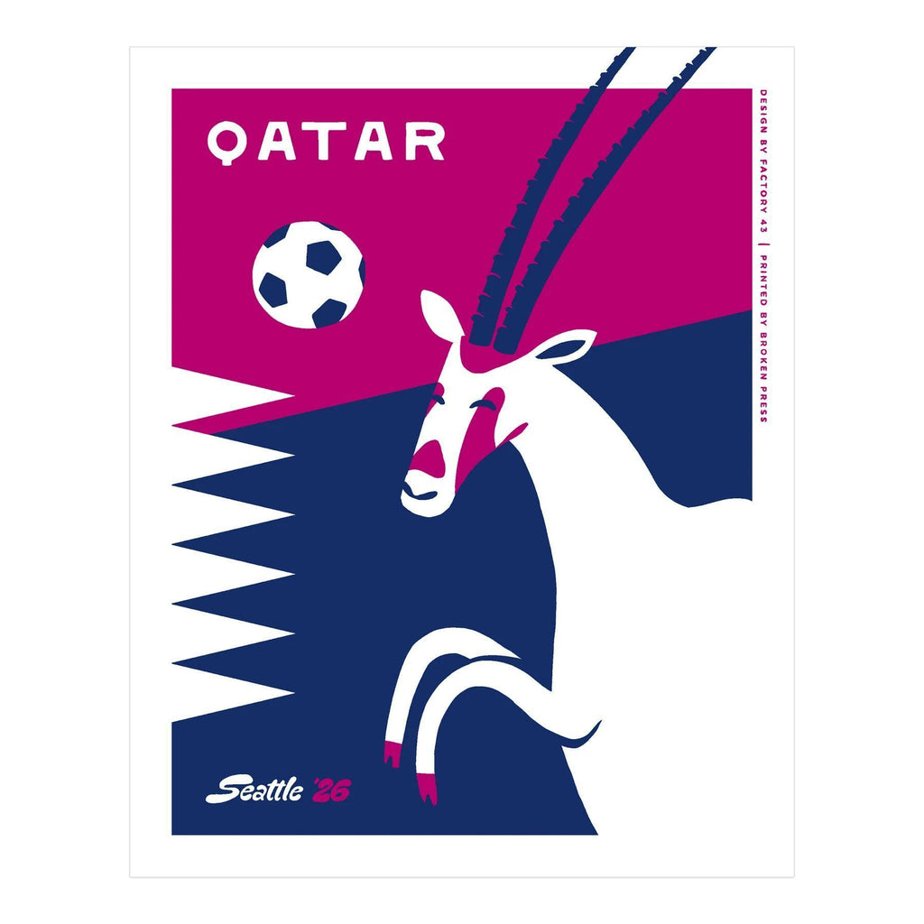 Art Print - 8x10 - World Cup Qatar Print by Factory 43