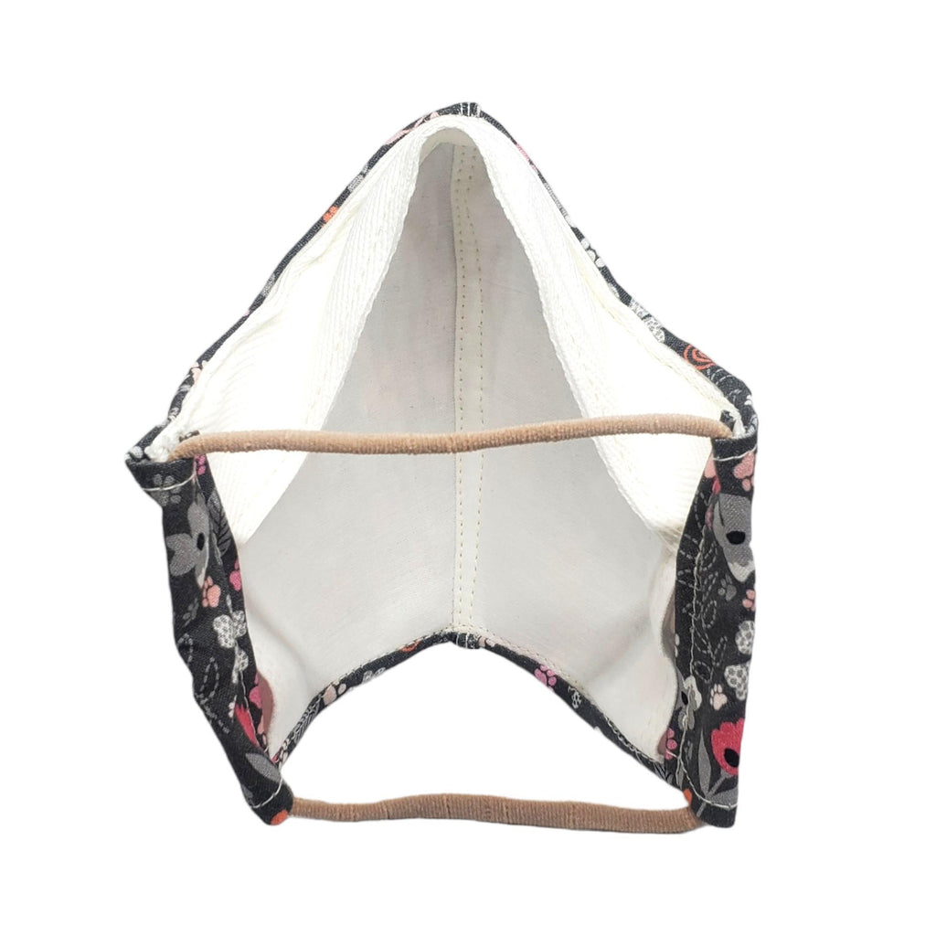 Medium - Gray Flowers White Lining by imakecutestuff